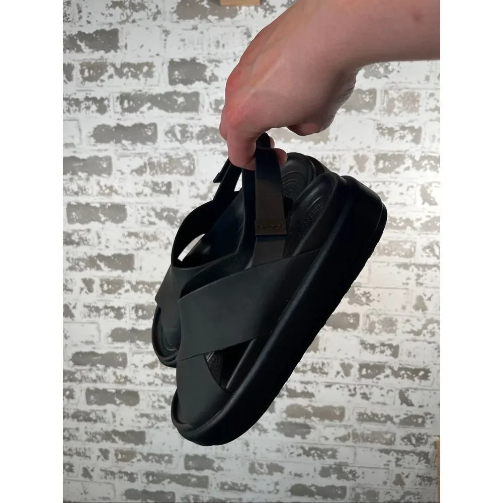 Crocs | women black rubber sandals